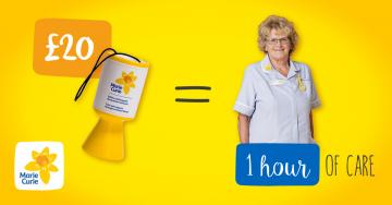 £20 = 1 hour of care, Great Daffodil Appeal 2016