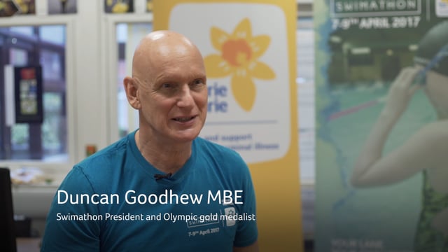 Duncan Goodhew on why companies should get involved, Swimathon