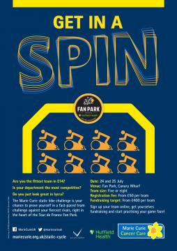 Get in a Spin, Pedal for a Medal