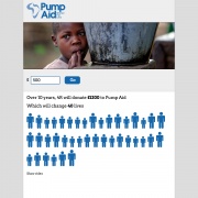 Donation app, Pump Aid